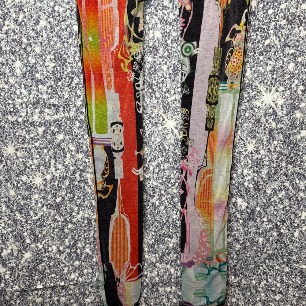 Skims Summer Mesh Orchid Cabinet Leggings - Picture 9 of 11